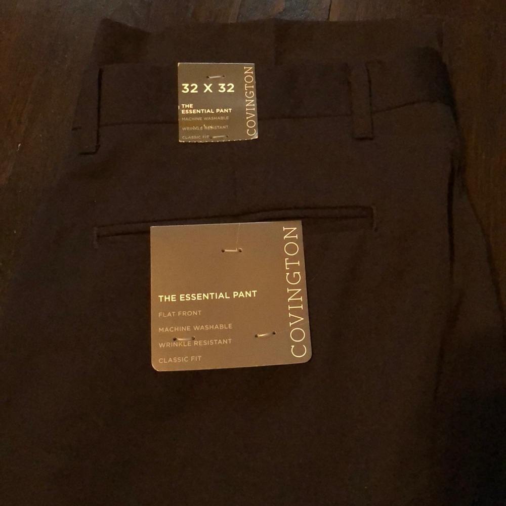 Men’s black dress pants